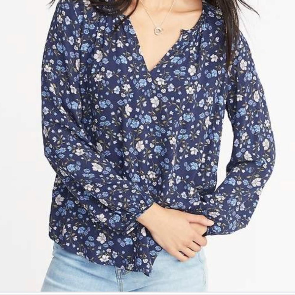 OLD NAVY relaxed fit blouse